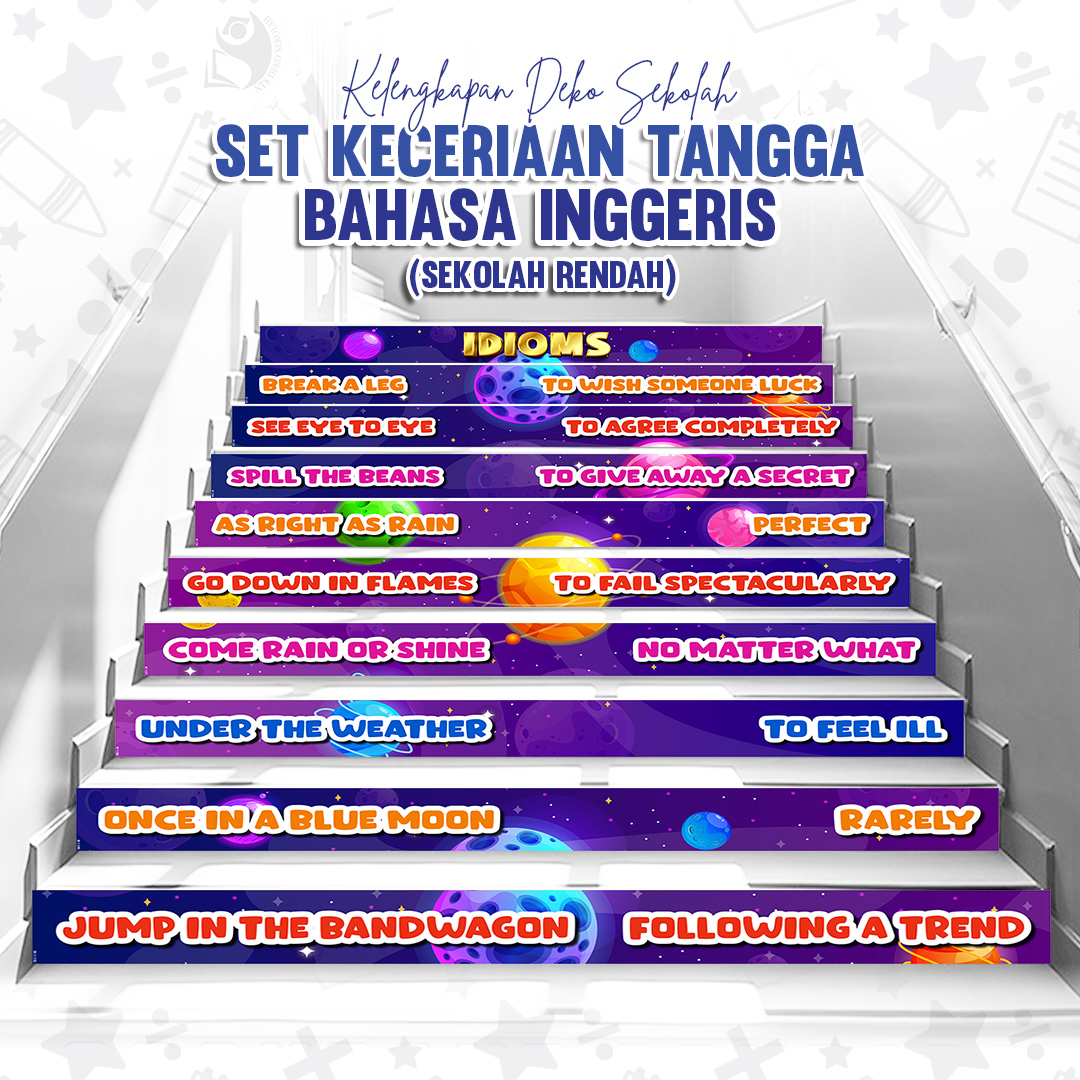 Set Keceriaan Tangga - Bahasa Inggeris (Sekolah Rendah)